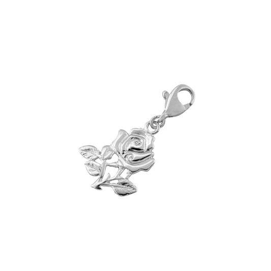 Anhänger mit Karabiner Rose