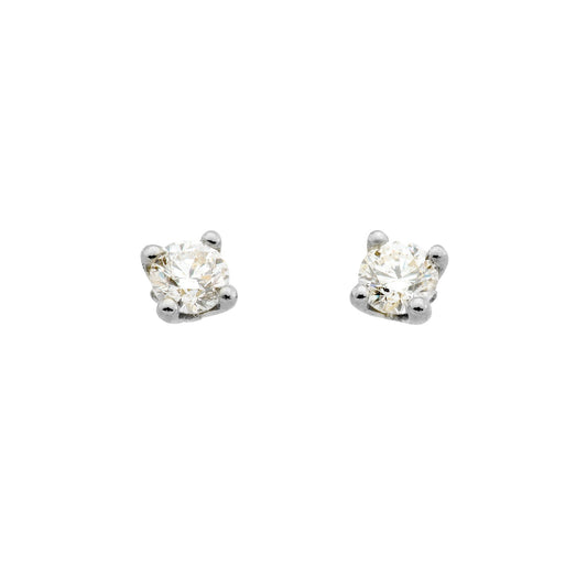 Ohrstecker Mod 601 in Weißgold 14 Karat (585) mit Lab-Grown-Diamant
